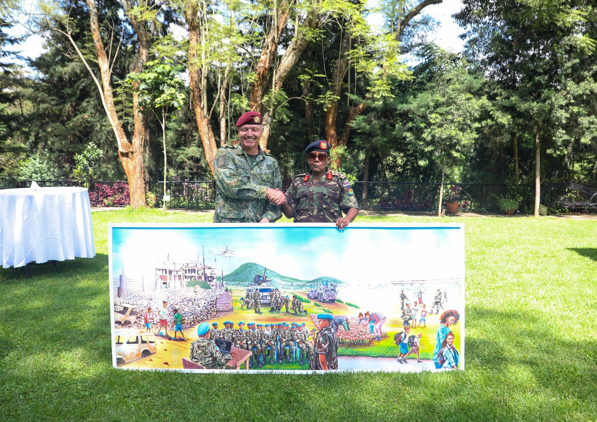 VISIT BY THE DEFENCE ATTACHÉ OF THE NETHERLANDS TO KENYA